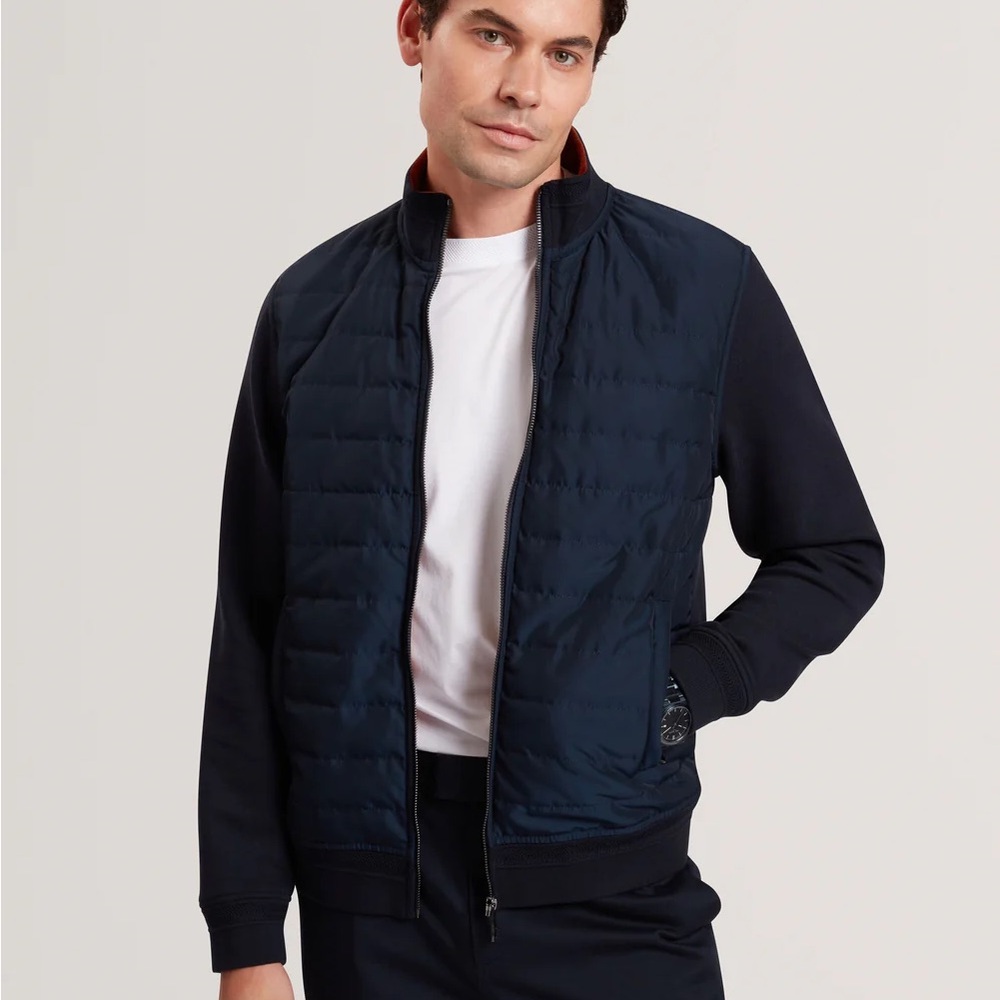 Ted baker Quilted Navy Jacket